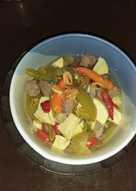 Sayur Asam daging with blimbing sayur