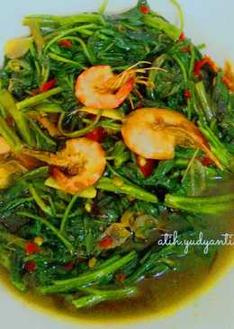 Tumis Kangkung Udang ala Ibunda Shevara