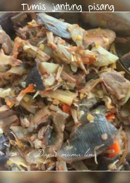 Tumis jantung pisang