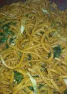 Mie Gomak Goreng sambal Kacang