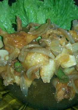 Jamur crispy asam manis pedas