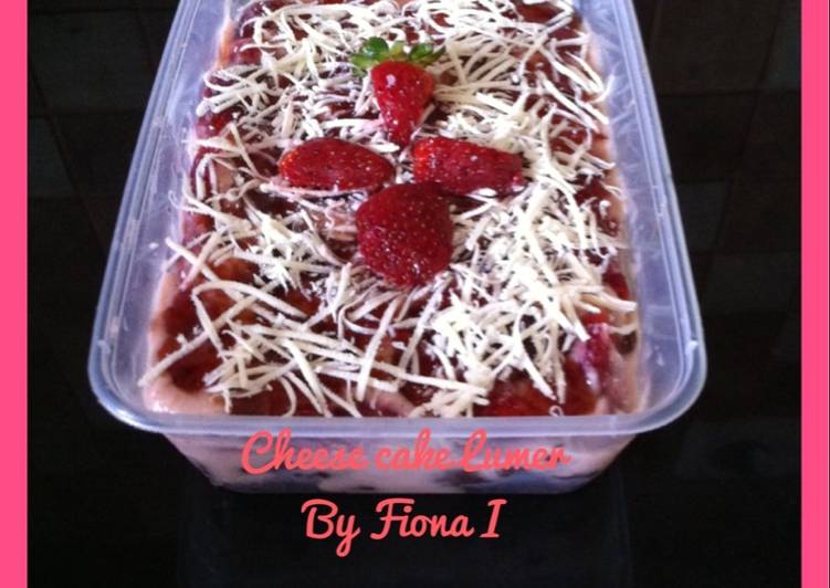 Resep Cheese Cake Lumer Strawberi Karya Fiona Indah
