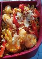 Balado Udang Telur Orak Arik