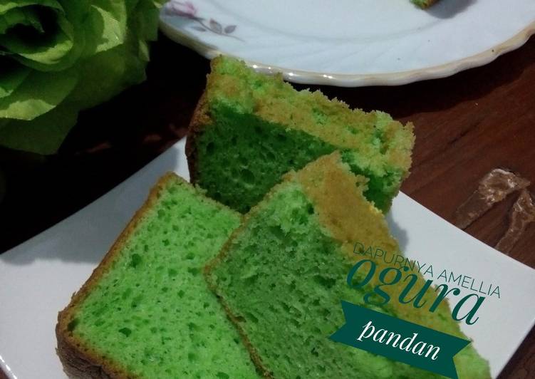 Resep Ogura pandan Oleh Amellia Eksan