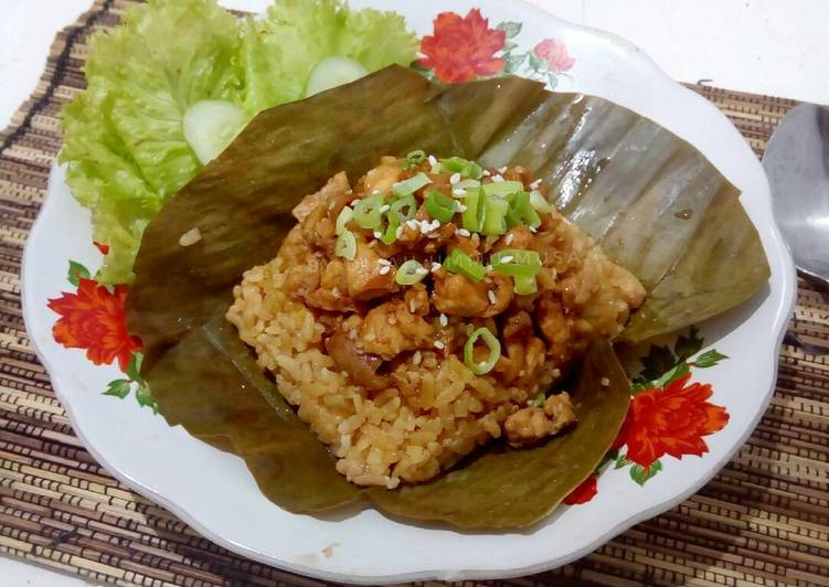 resep masakan Nasi Tim Ayam