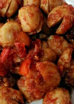 Bakso Goreng Kecap Pedas