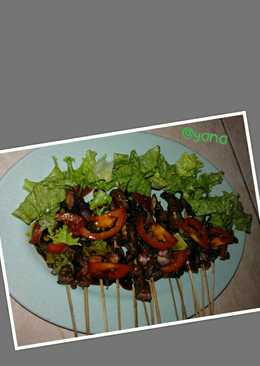 Sate campur (daging sapi & kambing) #KitaBerbagi