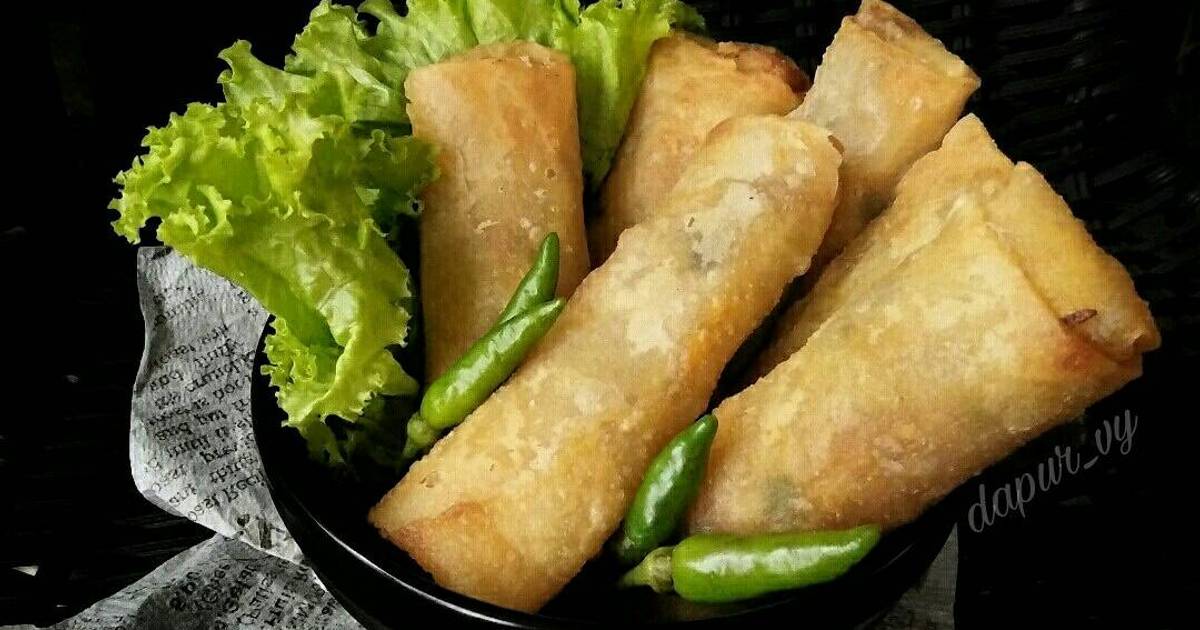 66 resep lumpia isi jamur pedas enak dan sederhana - Cookpad