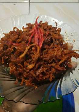 Jamur tiram suwir balado