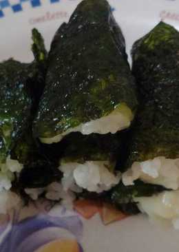 nasi rumput laut mayonaise