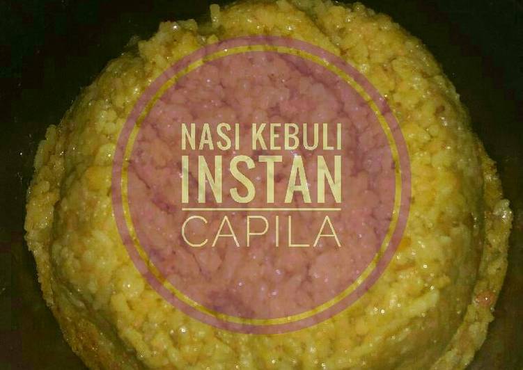 cara membuat Nasi Kebuli Instant