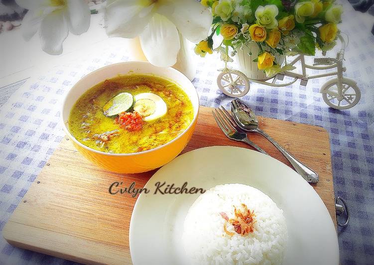 Resep Soto Ayam Kuah Santan - #kitakoki