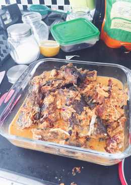 Gulai ikan patin asap