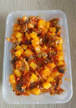 Sambalado kentang ati ampela simple