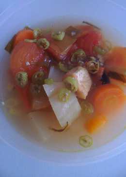 Soup ikan patin kuah TomYum (thailand)