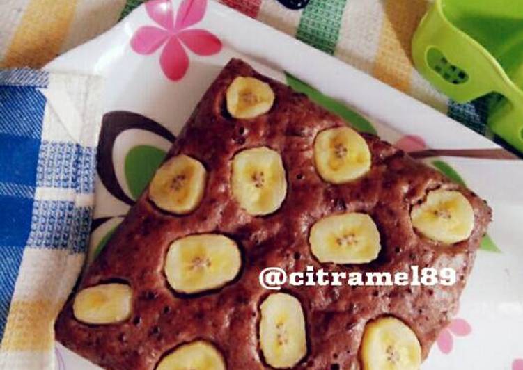 resep makanan Brownis Pisang super HEMAT