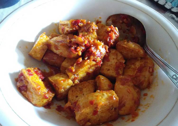 Resep Sambal tahu praktis oleh Iis Naini - Cookpad