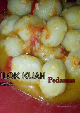 Cilok Kuah Pedas (Tepung Terigu)