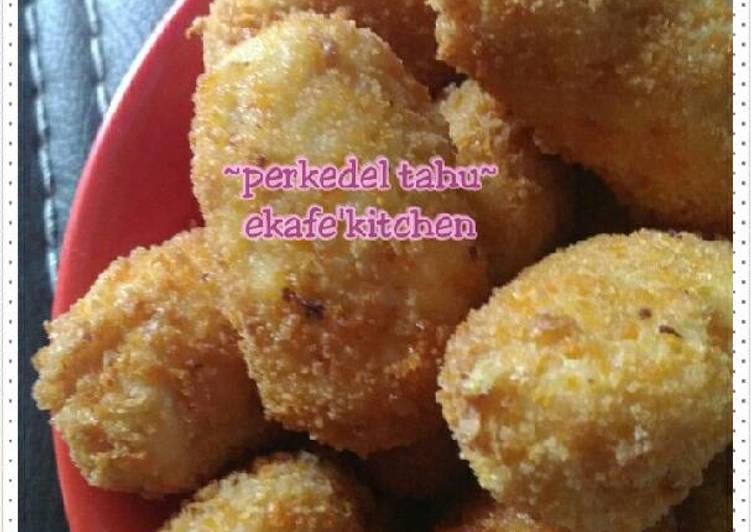 gambar untuk resep makanan Perkedel tahu selimut tepung panir