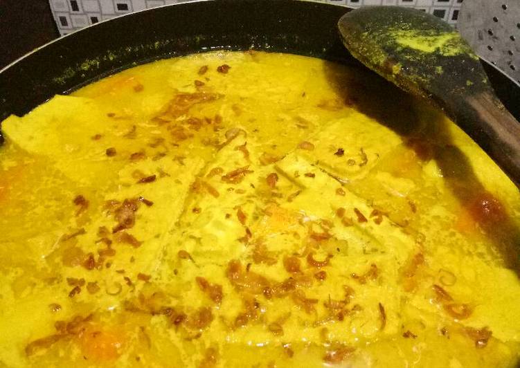 resep lengkap untuk Kari kuning tahu telur?? mantaff