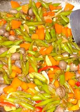 Tumis sayur limpa ayam