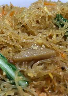 Bihun jagung goreng saos tiram