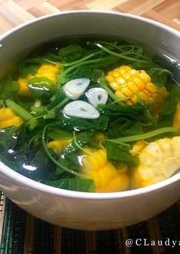 Sayur Bening Bayam mix Jagung Manis