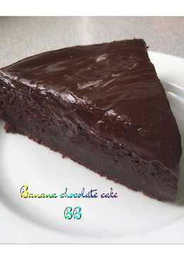 Banana chocolate cake