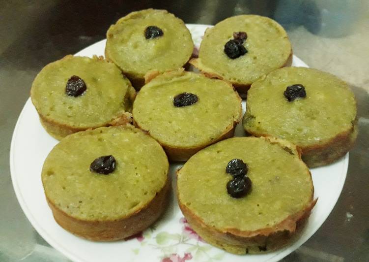 gambar untuk resep Kue Lumpur pisang pandan