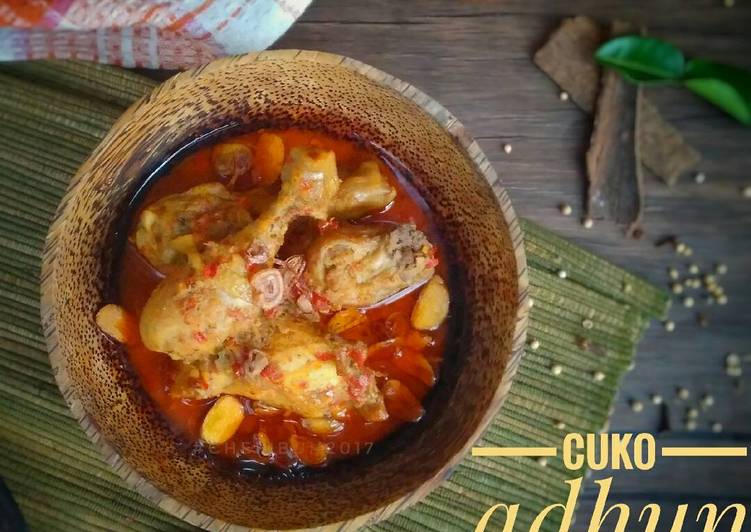 resep makanan Cuko Adhun