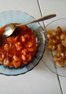 Udang balado saus pasta