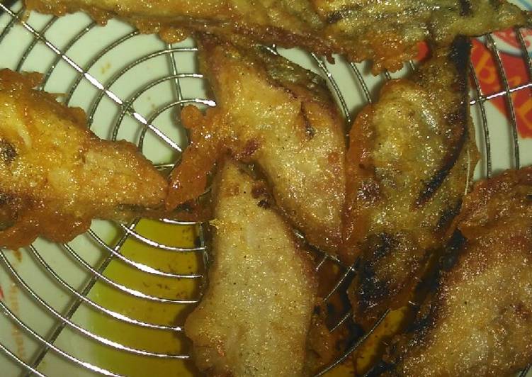 Ikan cue keranjang goreng tepung