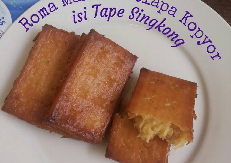  Resep  Malkis Kelapa Kopyor Goreng isi Tape  Singkong  oleh 