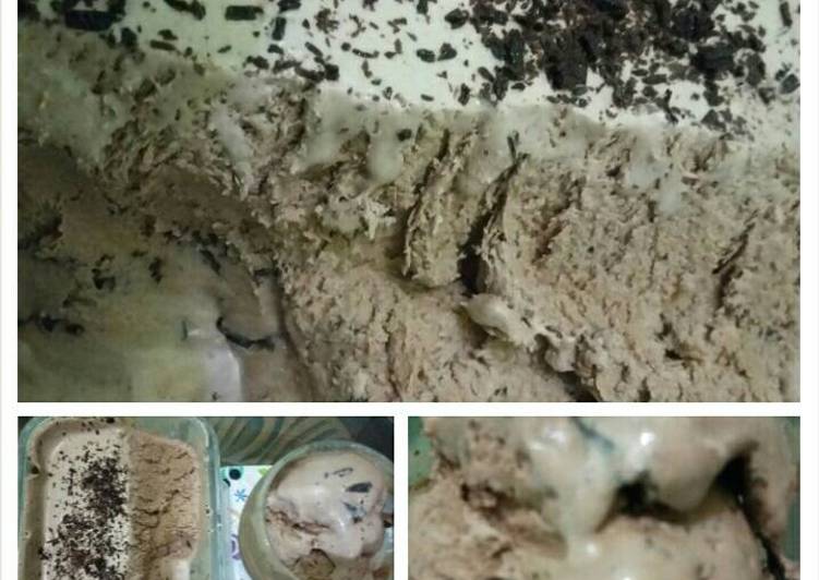 gambar untuk cara membuat Choco Ice Cream