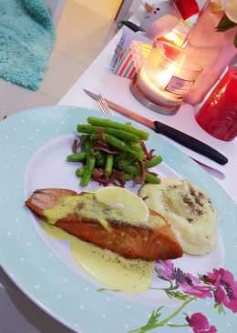 Salmon panggang lebih enak dari pada di resto