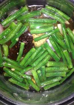 Sayur asem kacang panjang bening ala my mom