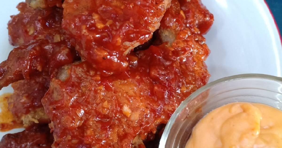 220 resep fire chicken wings ala richeese enak dan 