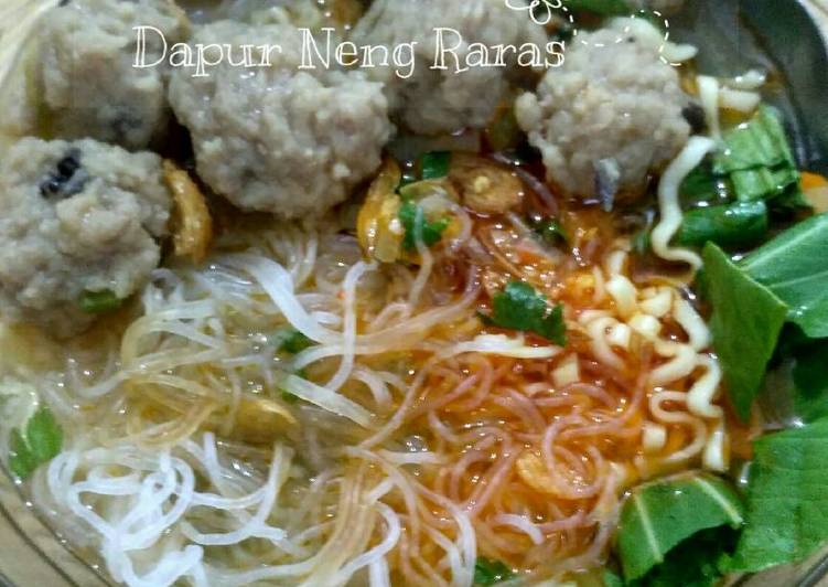 resep lengkap untuk Bakso Pentol Jamur