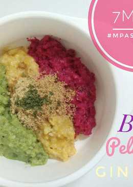 Resep Menu MPASI 7m+ - Bubur Gindara Pelangi