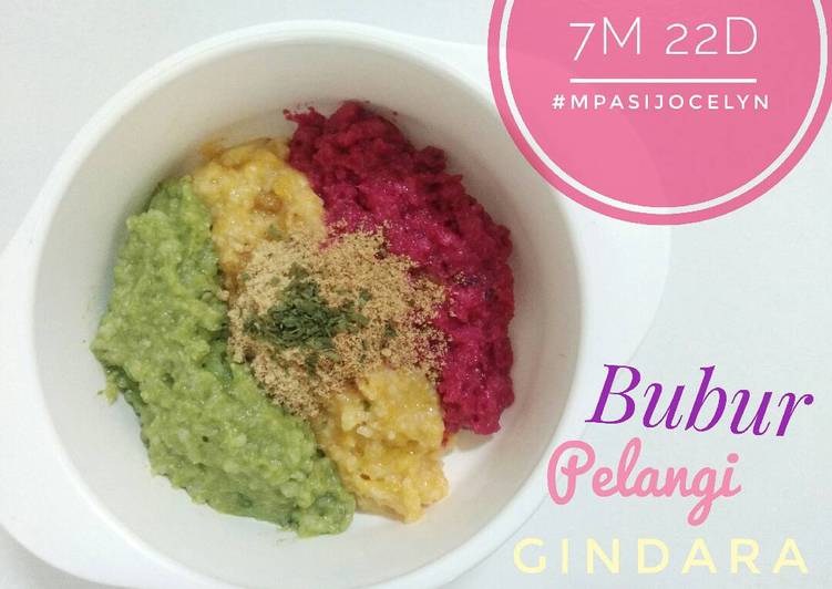 Resep Resep Menu MPASI 7m Bubur Gindara  Pelangi oleh 