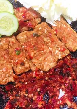 Tempe penyet ala lamongan