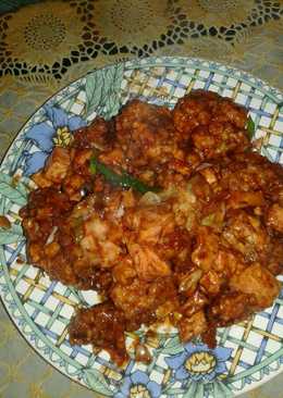 Ayam n tahu goreng saos teriyaki