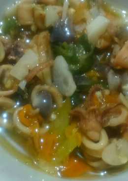 Sotong super pedas shade of green