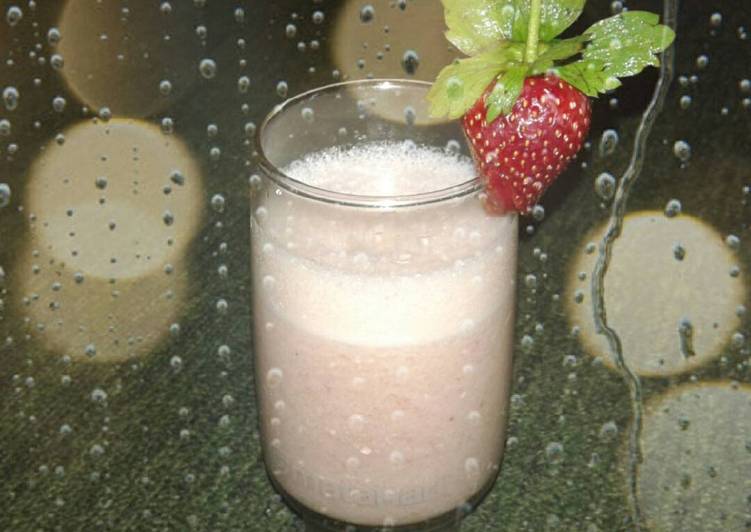 gambar untuk resep Strawberry Mocca Juice