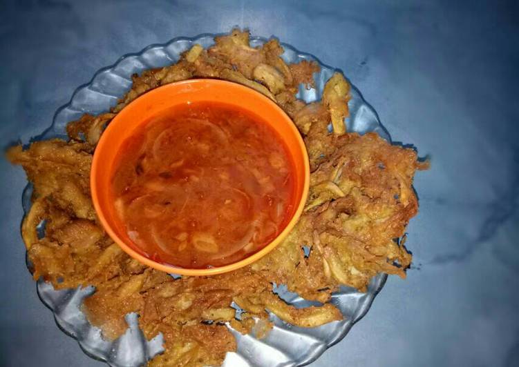 Resep Jamur krispi saus Tomat Karya Osa Meila