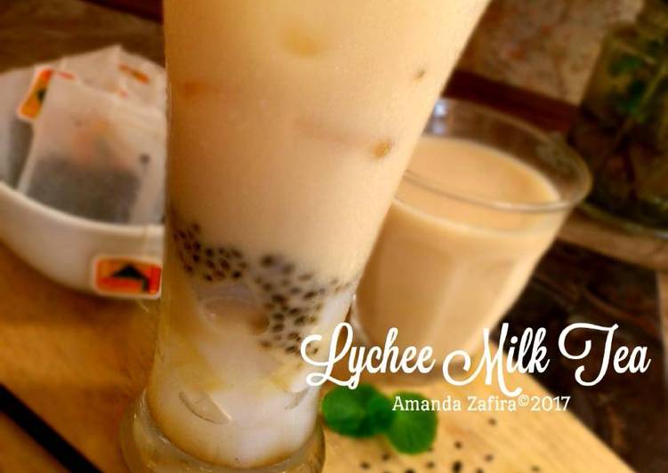 Resep Lychee Milk Tea - Amanda Zafira