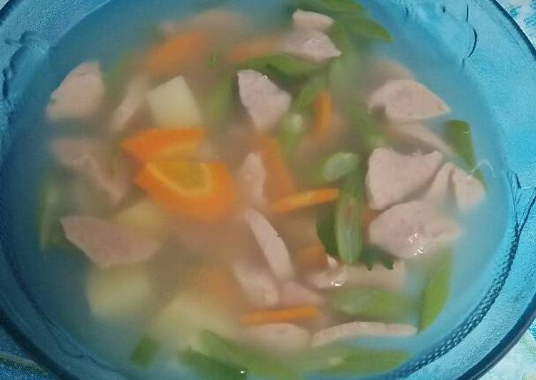 cara membuat Sayur sop untuk si kecil