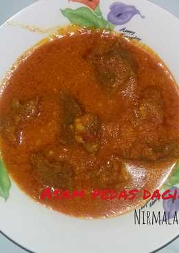 Asam pedas daging (asam padeh daging)