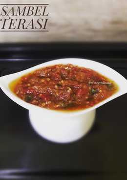 Sambel terasi bangka pedas gurih
