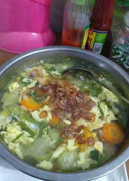 Sayur bening oyong dkk simple